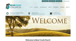 Desktop Screenshot of bearcreekchurch.ca