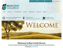 Tablet Screenshot of bearcreekchurch.ca
